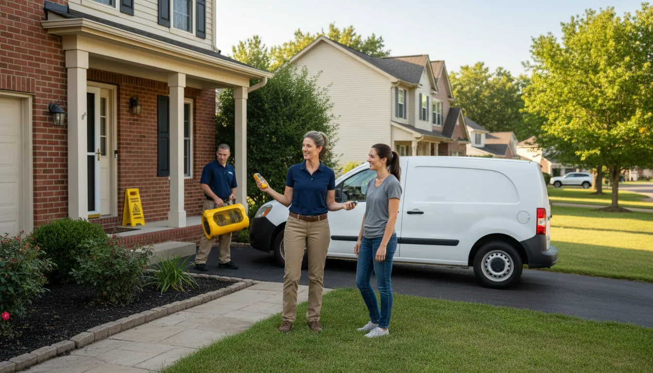 Water restoration image for Dehumidification And Cleanup Services in Naoma, WV